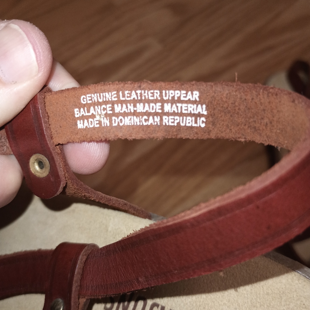 NWOT G.H. Bass Comfort Sandals. Leather. Brown. Women's 9 M - Picture 4 of 8